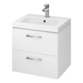 Cersanit S801-146-DSM - Hängender Badezimmerschrank mit Waschbecken ELIS 46x50 cm weiß