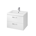 Cersanit S801-147-DSM - Hängender Badezimmerschrank mit Waschbecken ELODY 46x60 cm Weiß