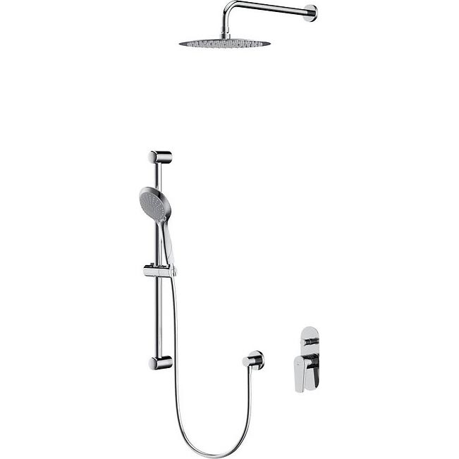 Cersanit S952-011 - Duschset mit Unterputzarmatur MODUO glänzender Chrom