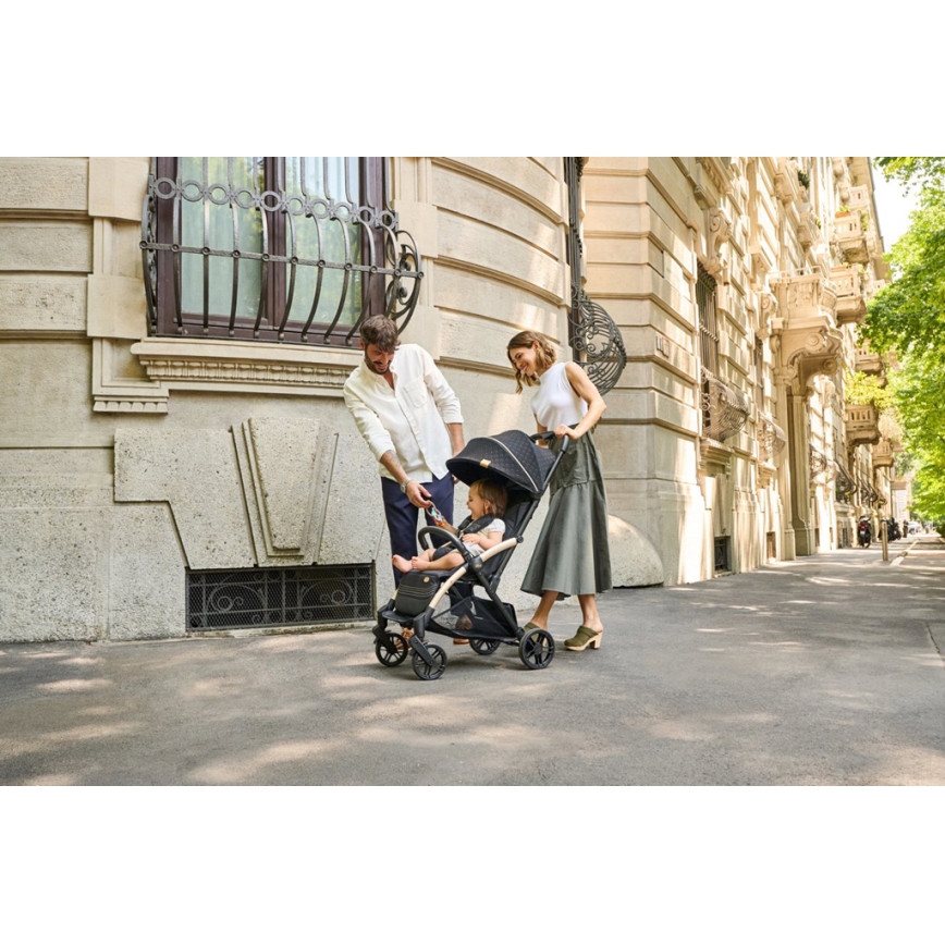 Chicco - Sportwagen GOODY XPLUS Black Re_Lux Eco+ + Laufrad ALL AROUND