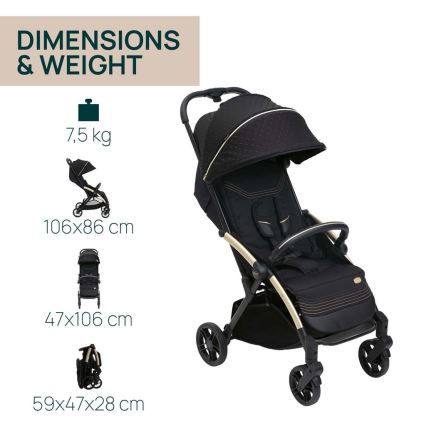 Chicco - Sportwagen GOODY XPLUS Black Re_Lux Eco+ + Laufrad ALL AROUND