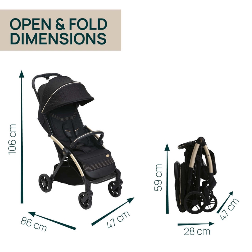Chicco - Sportwagen GOODY XPLUS Black Re_Lux Eco+ + Laufrad ALL AROUND