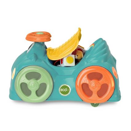 Chicco - Kinderwagen GOODY XPLUS Black Re_Lux Eco+ + Rutschauto ALL AROUND