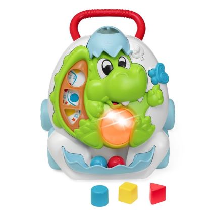 Chicco - Lauflernhilfe mit Aktivitäten und Sound 2in1 DINO 2xAA