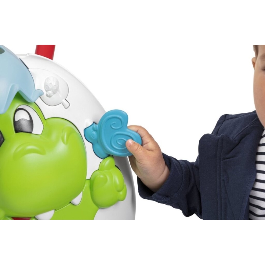 Chicco - Lauflernhilfe mit Aktivitäten und Sound 2in1 DINO 2xAA
