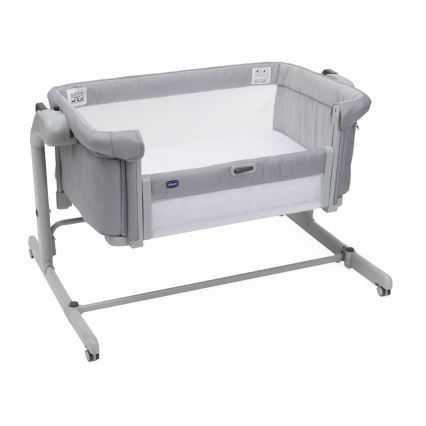 Chicco - Babybett 2in1 NEXT2ME MAGIC EVO Hellgrau