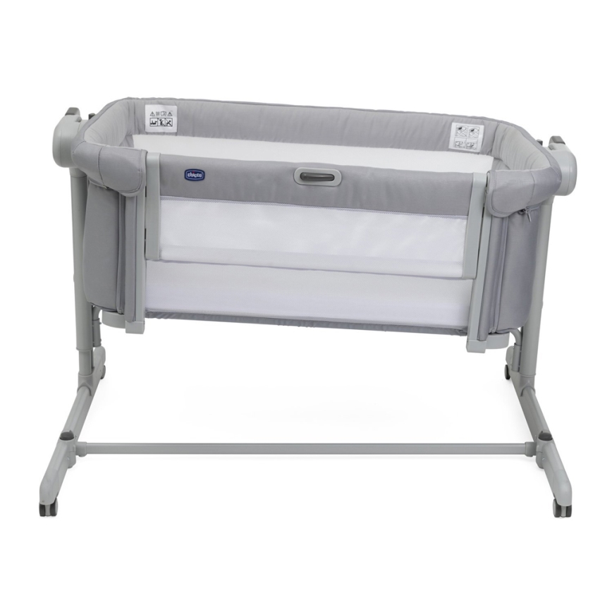 Chicco - Babybett 2in1 NEXT2ME MAGIC EVO Hellgrau