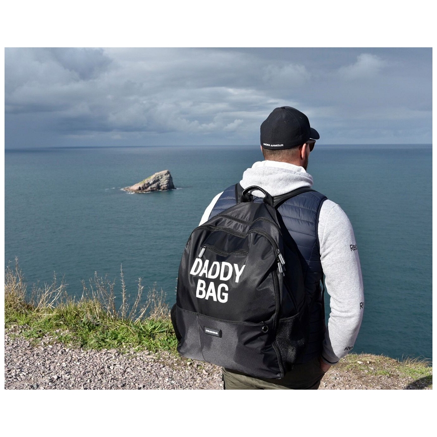 Childhome - Wickelrucksack DADDY BAG schwarz