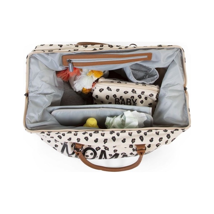 Childhome - Wickeltasche MOMMY BAG Leopard