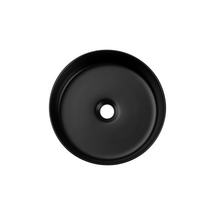 COMAD BEYOND 2 BLACK (E-6565) – Aufsatzwaschbecken BEYOND, Ø 36 cm, Keramik/matt schwarz