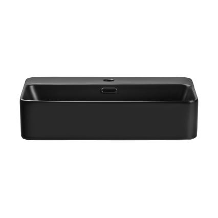 COMAD TRUST 2 BLACK (E-6282) - Aufsatzwaschbecken TRUST 55x38 cm Keramik/matt schwarz