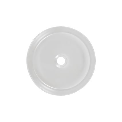 COMAD UM-6259 SIMPLE 8. - Aufsatzwaschbecken SIMPLE Ø 36 cm Keramik/mattweiß/mattschwarz