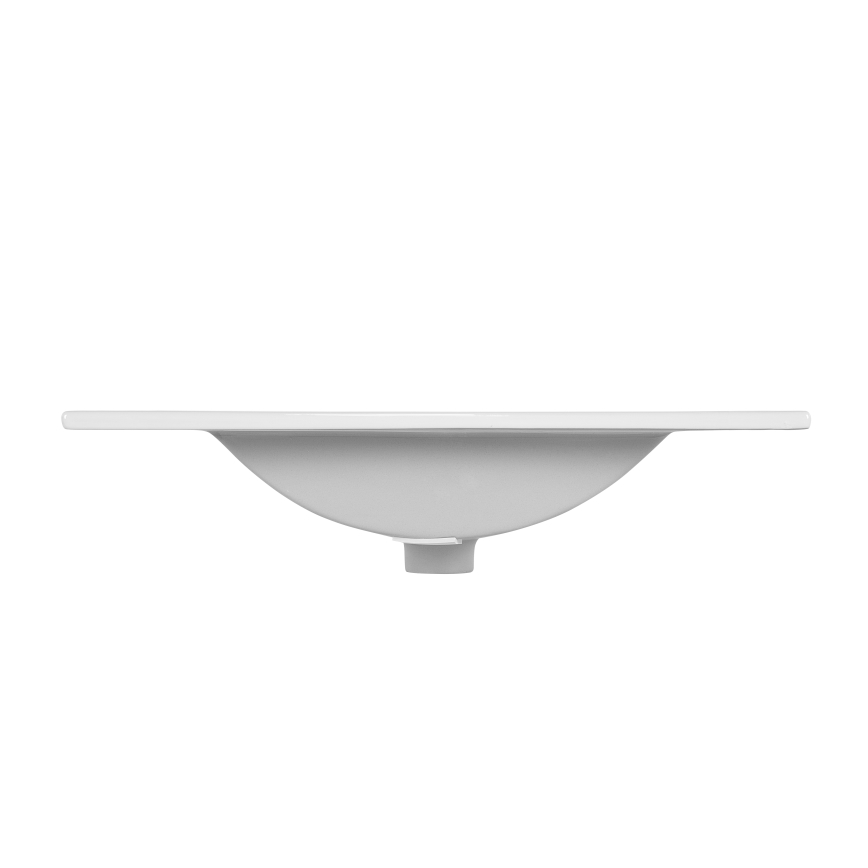 COMAD UM-CFP LAVA 80D - Einbauwaschbecken LAVA 81x46 cm Keramik/Glänzendes Weiß