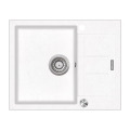 Concept DG05C45WH - Küchenspüle CUBIS 50 x 62 cm, Granit/Weiß