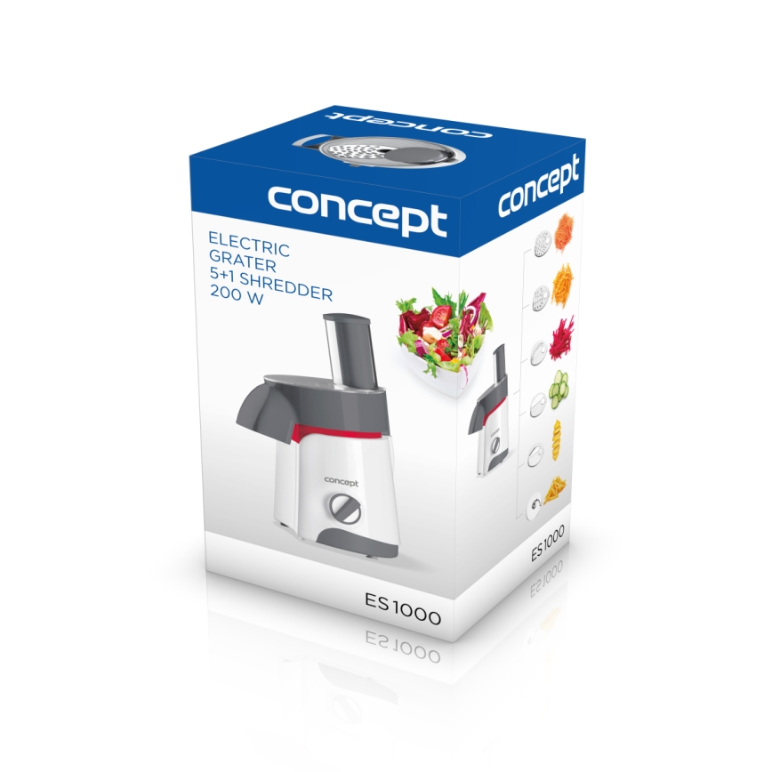 Concept ES1000 - Elektrischer Hobel 200W/230V weiß/grau