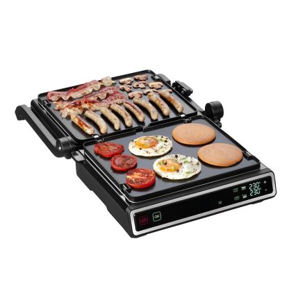 Concept ge3550 - Kontaktgrill mit Temperaturfühler 2000W/230V schwarz