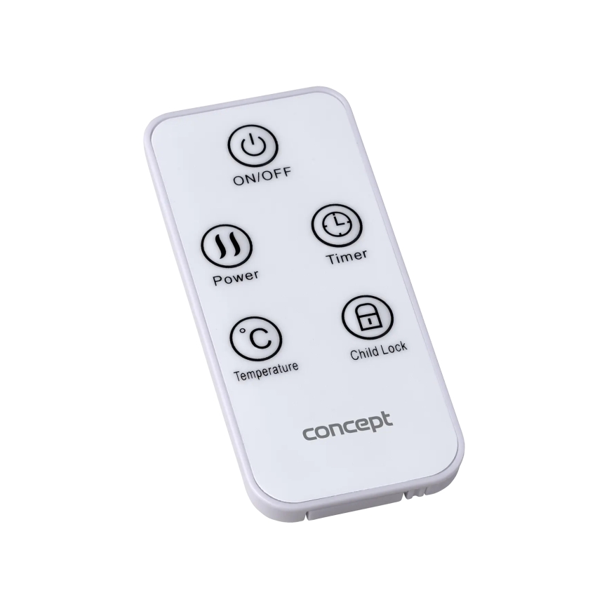 Concept KS4000 - Elektrischer Direktheizer/Konvektor 1000/2000W IP24 weiß + Fernbedienung