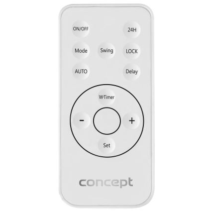 Concept QH4000 - Elektrische Heizung 1000/2000W IP22 weiß + Fernbedienung