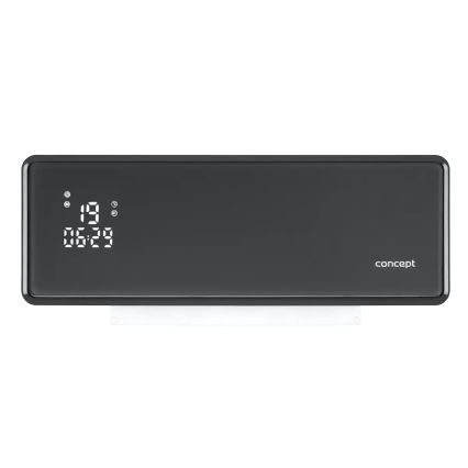 Concept QH4100 - Elektrisches Heizgerät 1000/2000W Wi-Fi IP22 grau + Fernbedienung