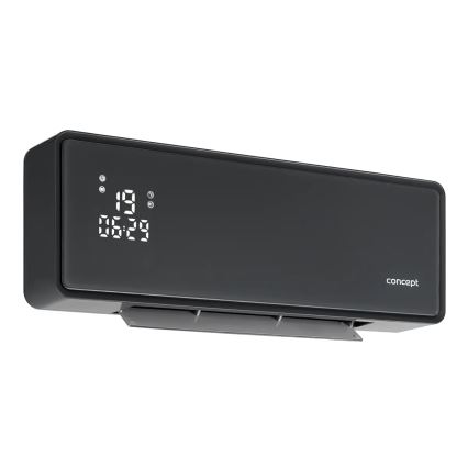 Concept QH4100 - Elektrisches Heizgerät 1000/2000W Wi-Fi IP22 grau + Fernbedienung