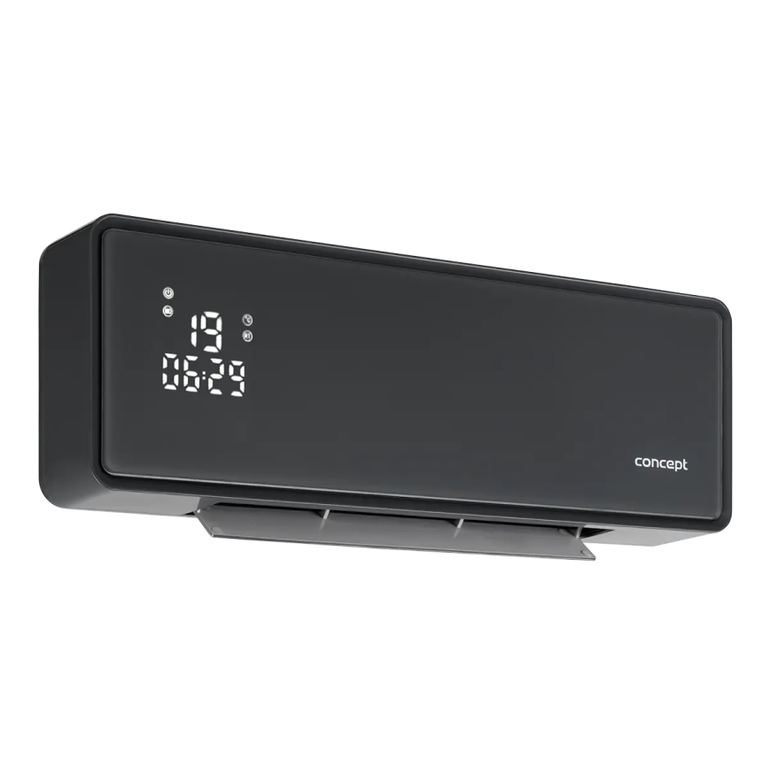 Concept QH4100 - Elektrisches Heizgerät 1000/2000W Wi-Fi IP22 grau + Fernbedienung