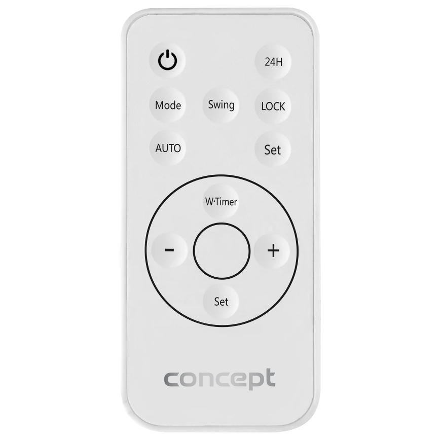 Concept QH4100 - Elektrisches Heizgerät 1000/2000W Wi-Fi IP22 grau + Fernbedienung