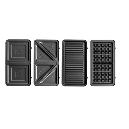 Concept SV3070 - XXL 4-in-1 Toaster 900W/230V Schwarz/Edelstahl