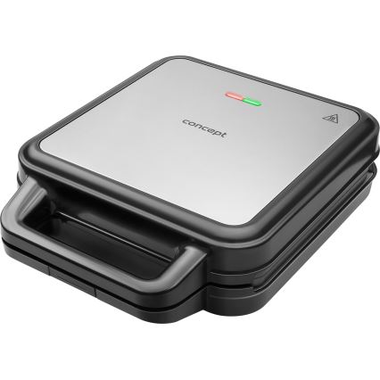Concept SV3080 - Toaster FAMILY 3in1 1200W/230V schwarz/Edelstahl