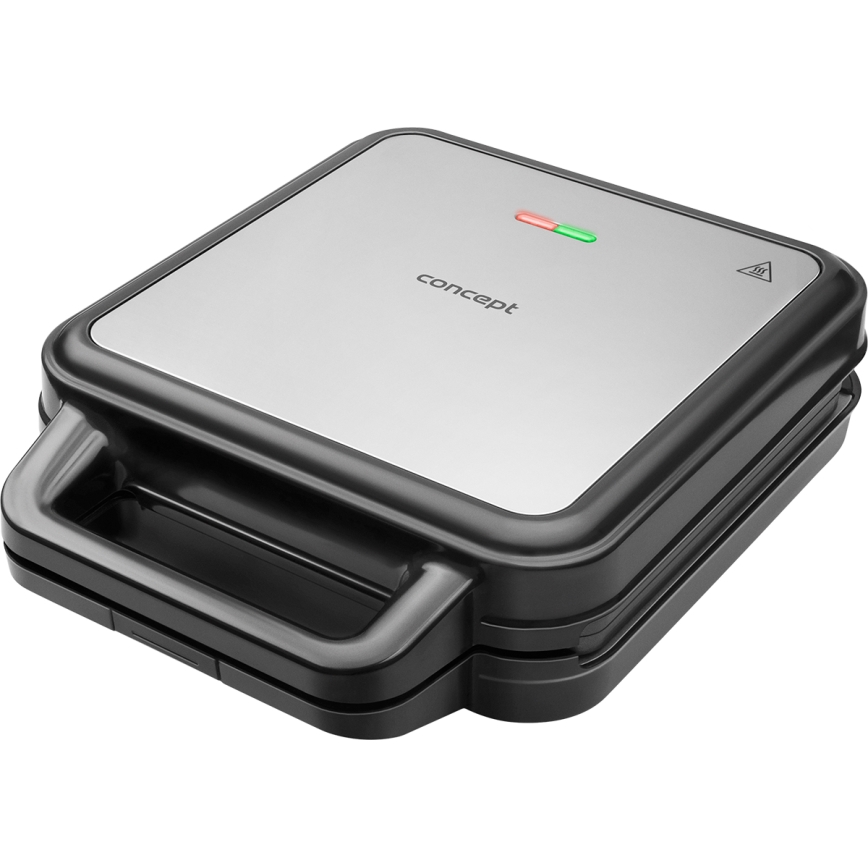Concept SV3080 - Toaster FAMILY 3in1 1200W/230V schwarz/Edelstahl