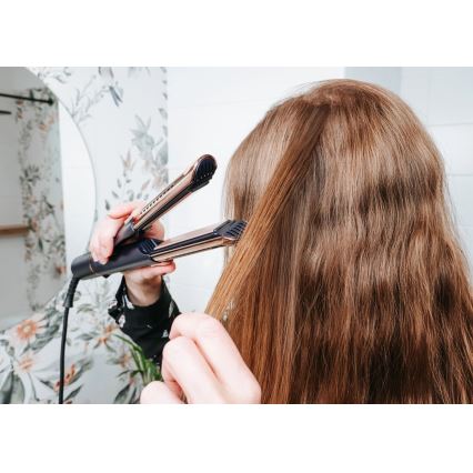 Concept VZ8100 - Glätteisen PROFI CARE 60W/230V blau/gold