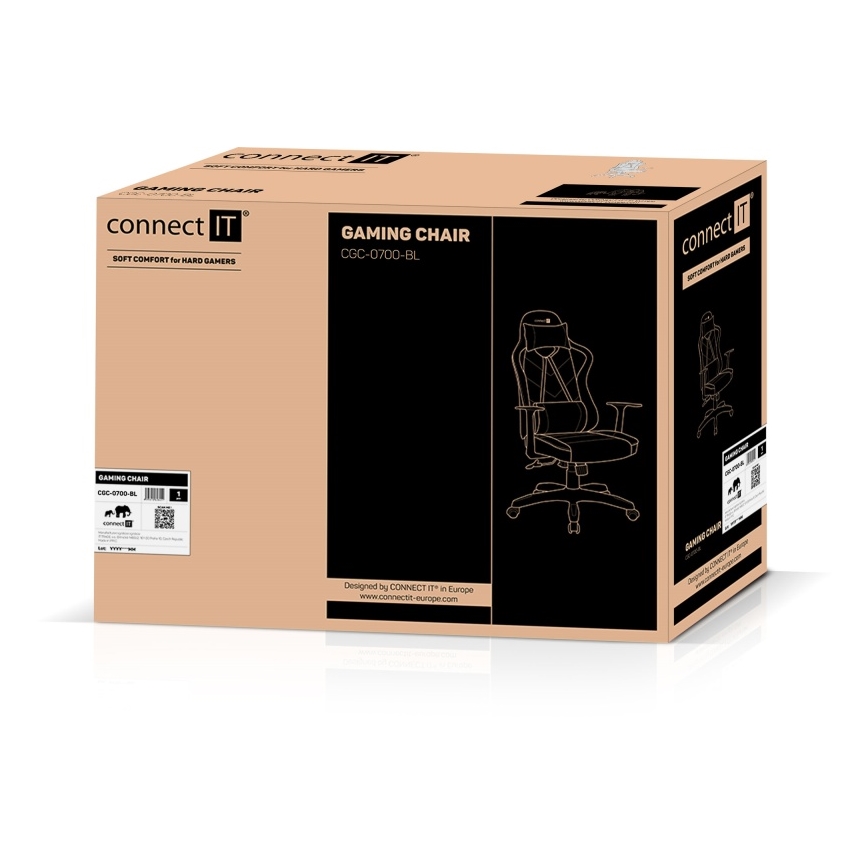 CONNECT IT CGC-0700-BL - Gaming-Stuhl LeMans Pro Schwarz/Blau