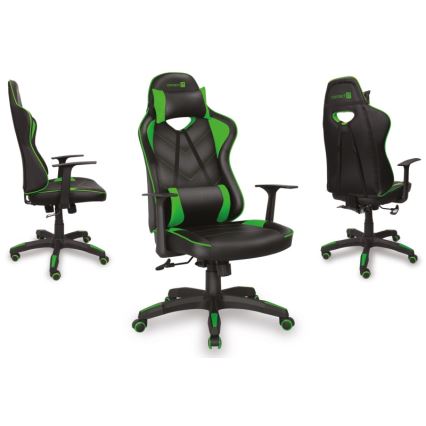 CONNECT IT CGC-0700-GR - Gaming-Stuhl LeMans Pro Schwarz/Grün