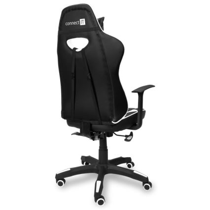 CONNECT IT CGC-0700-WH - Gaming-Stuhl LeMans Pro Schwarz/Weiß