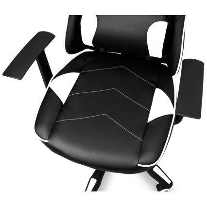CONNECT IT CGC-0700-WH - Gaming-Stuhl LeMans Pro Schwarz/Weiß