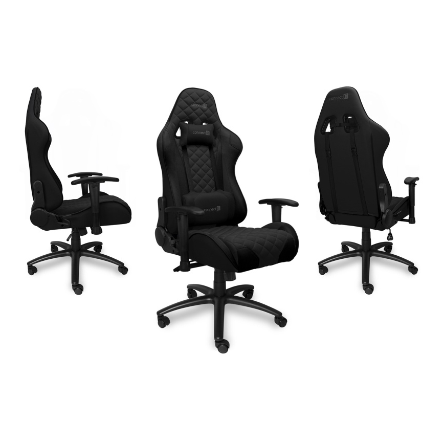 CONNECT IT CGC-1200-BK - Gaming-Stuhl Monaco Pro schwarz