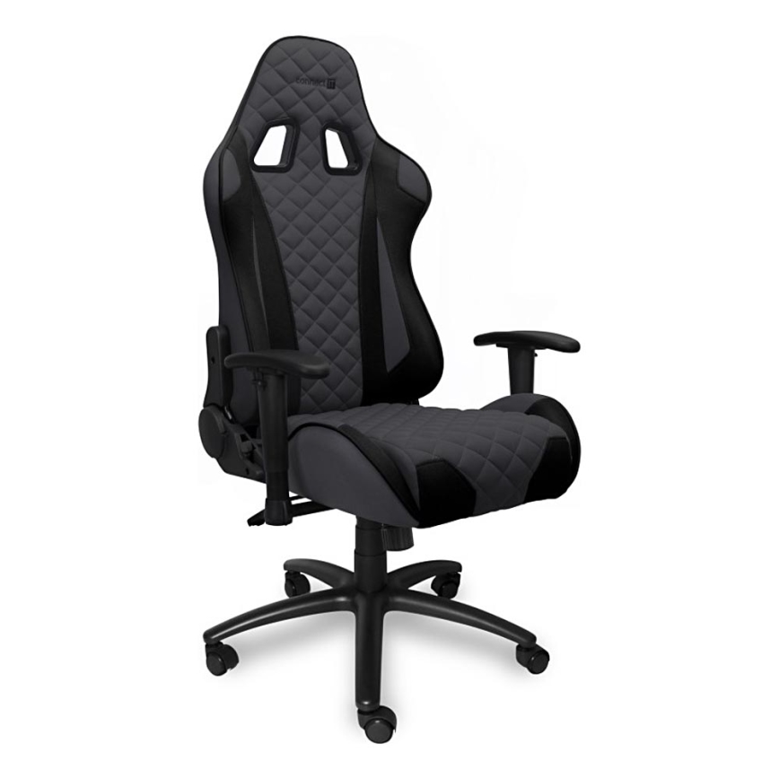 CONNECT IT CGC-1200-GY - Gaming-Stuhl Monaco Pro grau/schwarz