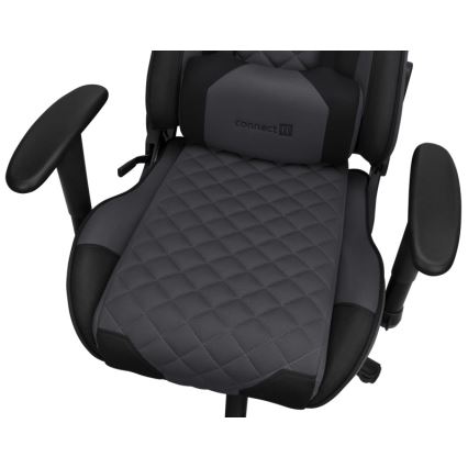 CONNECT IT CGC-1200-GY - Gaming-Stuhl Monaco Pro grau/schwarz