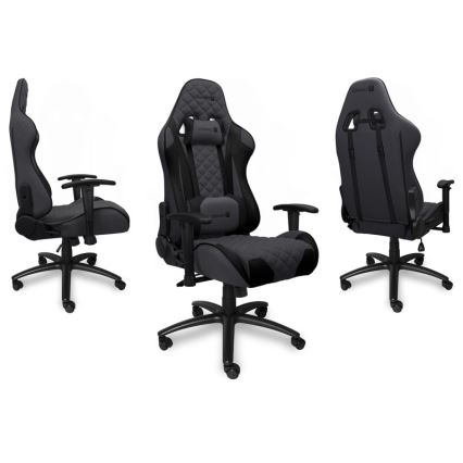 CONNECT IT CGC-1200-GY - Gaming-Stuhl Monaco Pro grau/schwarz