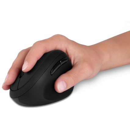 CONNECT IT CMO-2600-BK - Ergonomische kabellose Maus 800/1200/1600 DPI 1xAA schwarz