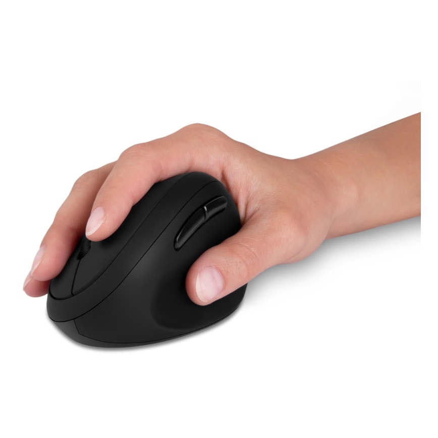 CONNECT IT CMO-2600-BK - Ergonomische kabellose Maus 800/1200/1600 DPI 1xAA schwarz