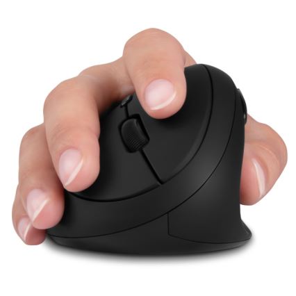 CONNECT IT CMO-2600-BK - Ergonomische kabellose Maus 800/1200/1600 DPI 1xAA schwarz