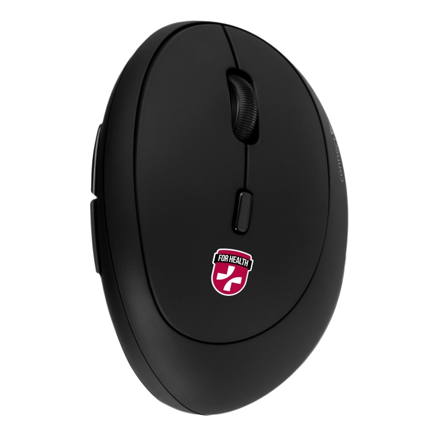 CONNECT IT CMO-2600-BK - Ergonomische kabellose Maus 800/1200/1600 DPI 1xAA schwarz