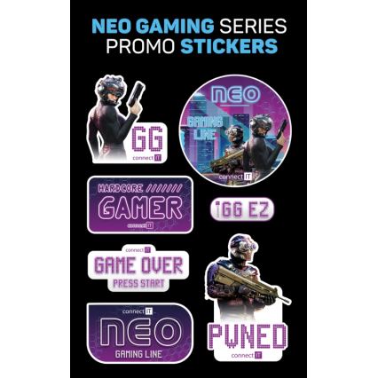 CONNECT IT CMO-3591-BK - LED RGB Kabelgebundene Gaming-Maus 500-7200 DPI schwarz