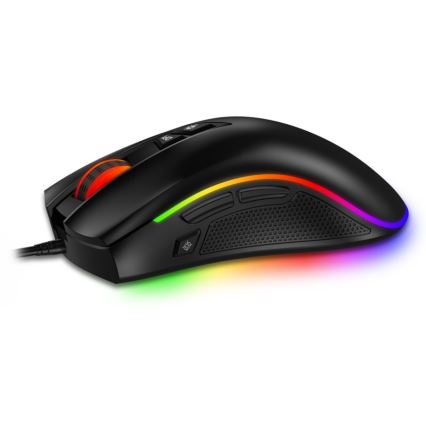 CONNECT IT CMO-3591-BK - LED RGB Kabelgebundene Gaming-Maus 500-7200 DPI schwarz
