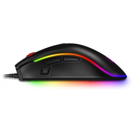 CONNECT IT CMO-3591-BK - LED RGB Kabelgebundene Gaming-Maus 500-7200 DPI schwarz