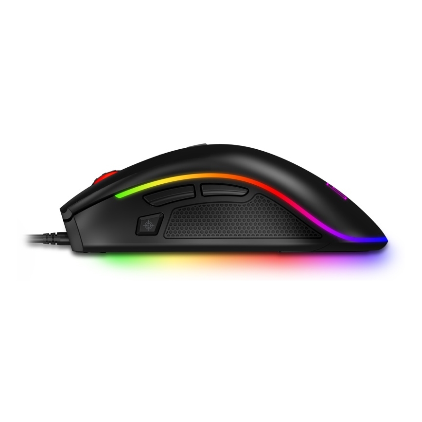 CONNECT IT CMO-3591-BK - LED RGB Kabelgebundene Gaming-Maus 500-7200 DPI schwarz