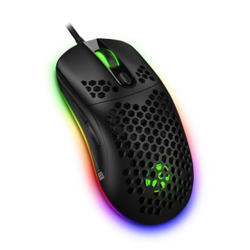 CONNECT IT CMO-5511-BK - LED RGB Kabelgebundene Gaming-Maus 200-12800 DPI schwarz