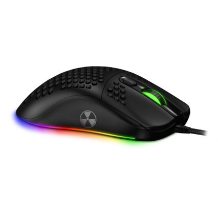 CONNECT IT CMO-5511-BK - LED RGB Kabelgebundene Gaming-Maus 200-12800 DPI schwarz