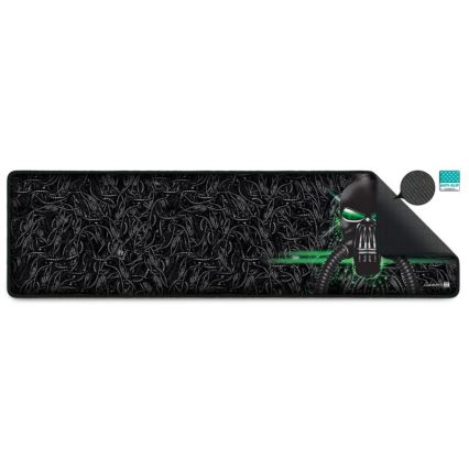 CONNECT IT CMP-1110-LG - Maus- und Tastaturunterlage 88,6x24,5 cm schwarz/grün