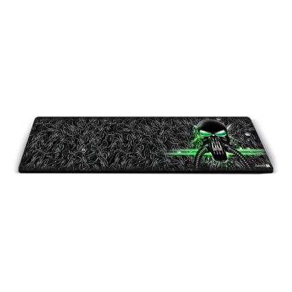 CONNECT IT CMP-1110-LG - Maus- und Tastaturunterlage 88,6x24,5 cm schwarz/grün